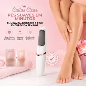CallusClear: Lima elétrica de pedicura profissional