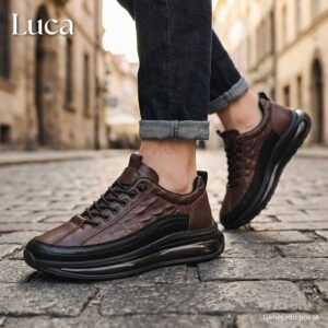 Luca: Sapatos de couro genuíno