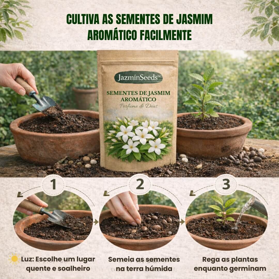 JazmínSeeds – Sementes de Jasmim Aromático “Perfume de Deus” - Image 2