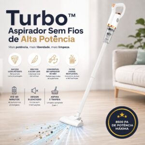 Turbo™ | Aspirador Sem Fios de Alta Potência