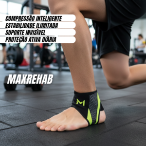 MaxRehab: Tornozeleira de compressão bidirecional