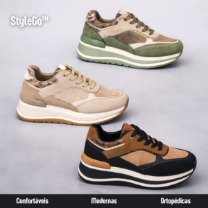 StyleGo: Sapatilhas Ortopédicas com Plataforma Flexível