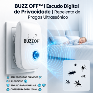 BuzzOff™ | Repelente elétrico de pragas domésticas
