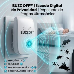 BuzzOff™ | Repelente elétrico de pragas domésticas