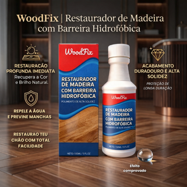 WoodFix: Restaurador de Madeira com Barreira Hidrofóbica – Nivora-pt.com