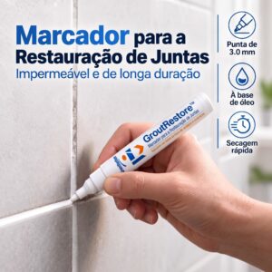 GroutRestore™ – Marcadores para restauração de juntas