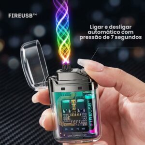 FireUSB: Isqueiro de Plasma Recarregável