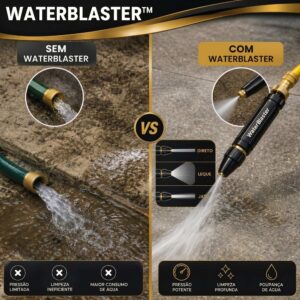 WaterBlaster: Pistola de água de alta pressão