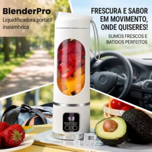 BlenderPro: Liquidificador Portátil Sem Fios