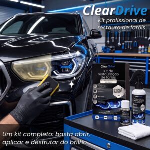 ClearDrive: Kit profissional de restauração de faróis