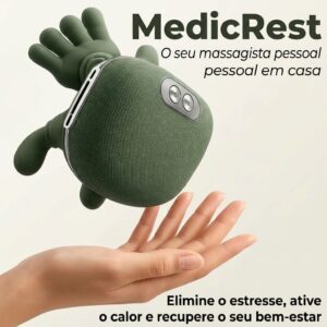 MedicRest: Massageador Shiatsu termoterapêutico